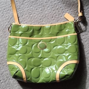 Coach Green Purse